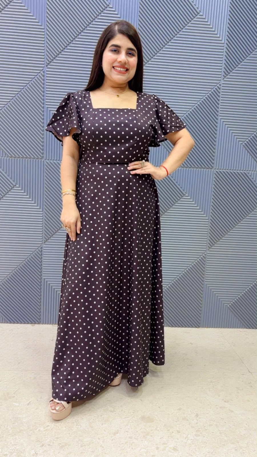 BEAUTIFUL POLKA DRESS GGR5237 Girls Glitters