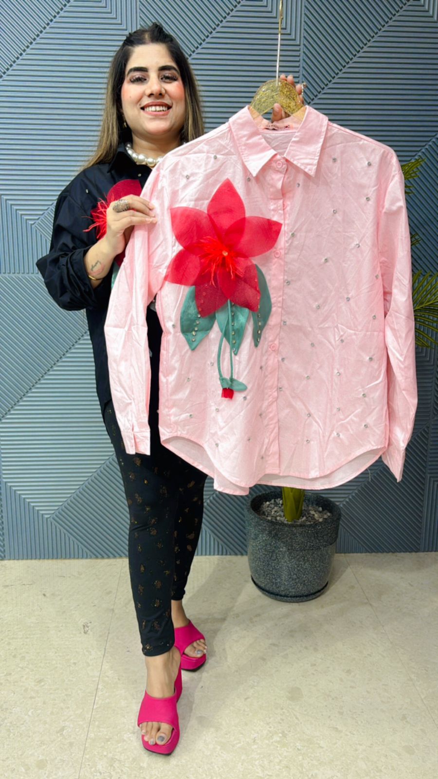 Beautiful Cotton Flower Shirt GGR1072