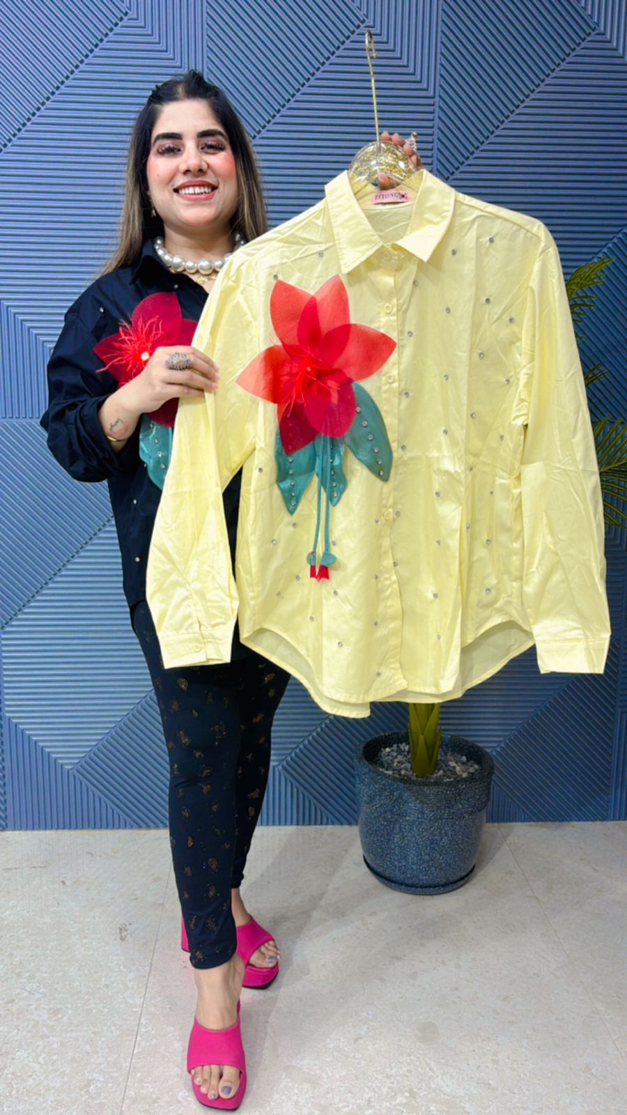 Beautiful Cotton Flower Shirt GGR1072