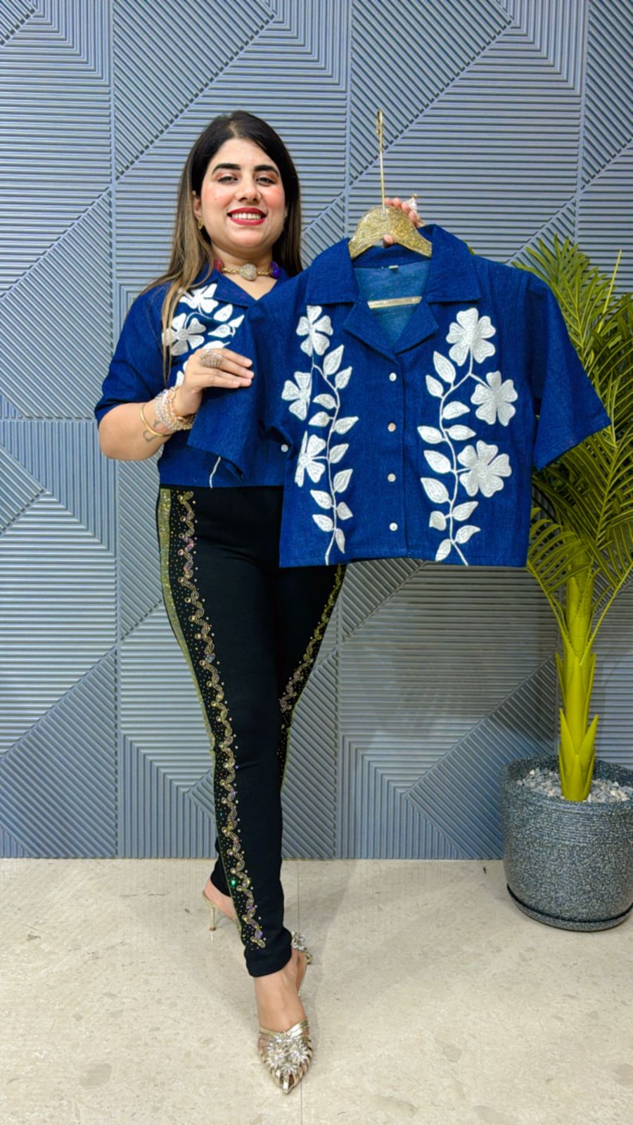 Beautiful Denim Shirt GGR1212