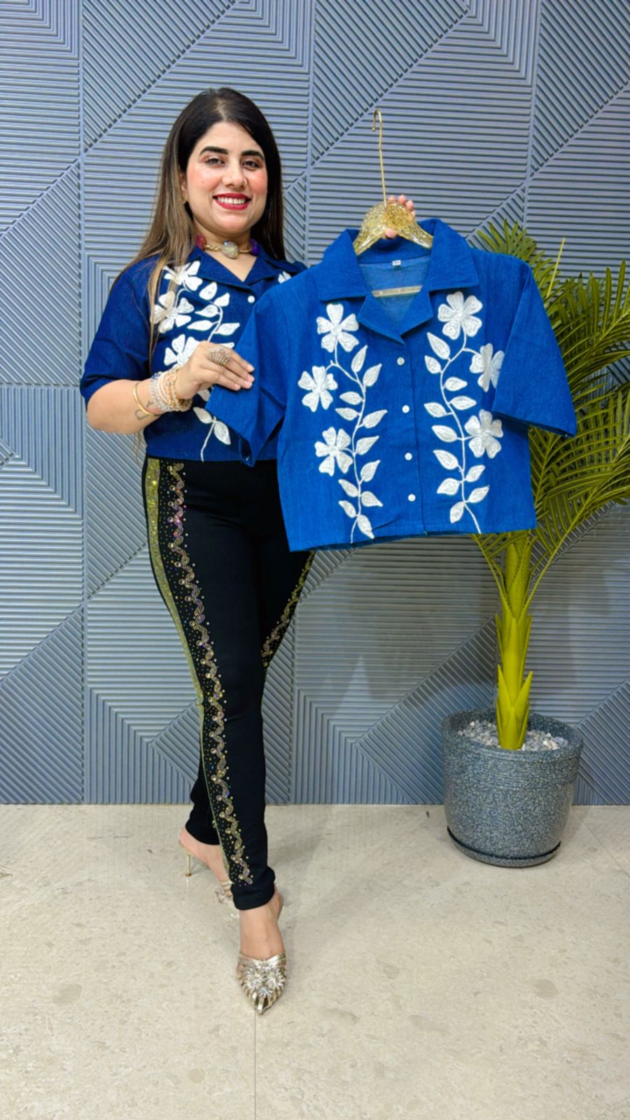 Beautiful Denim Shirt GGR1212