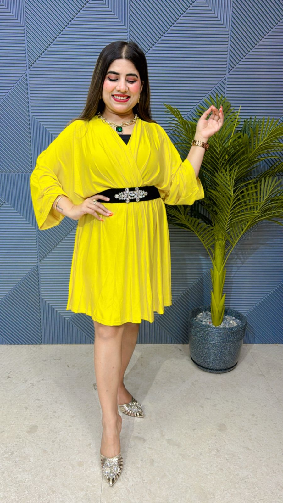 Beautiful Drees With Belt GGR1182