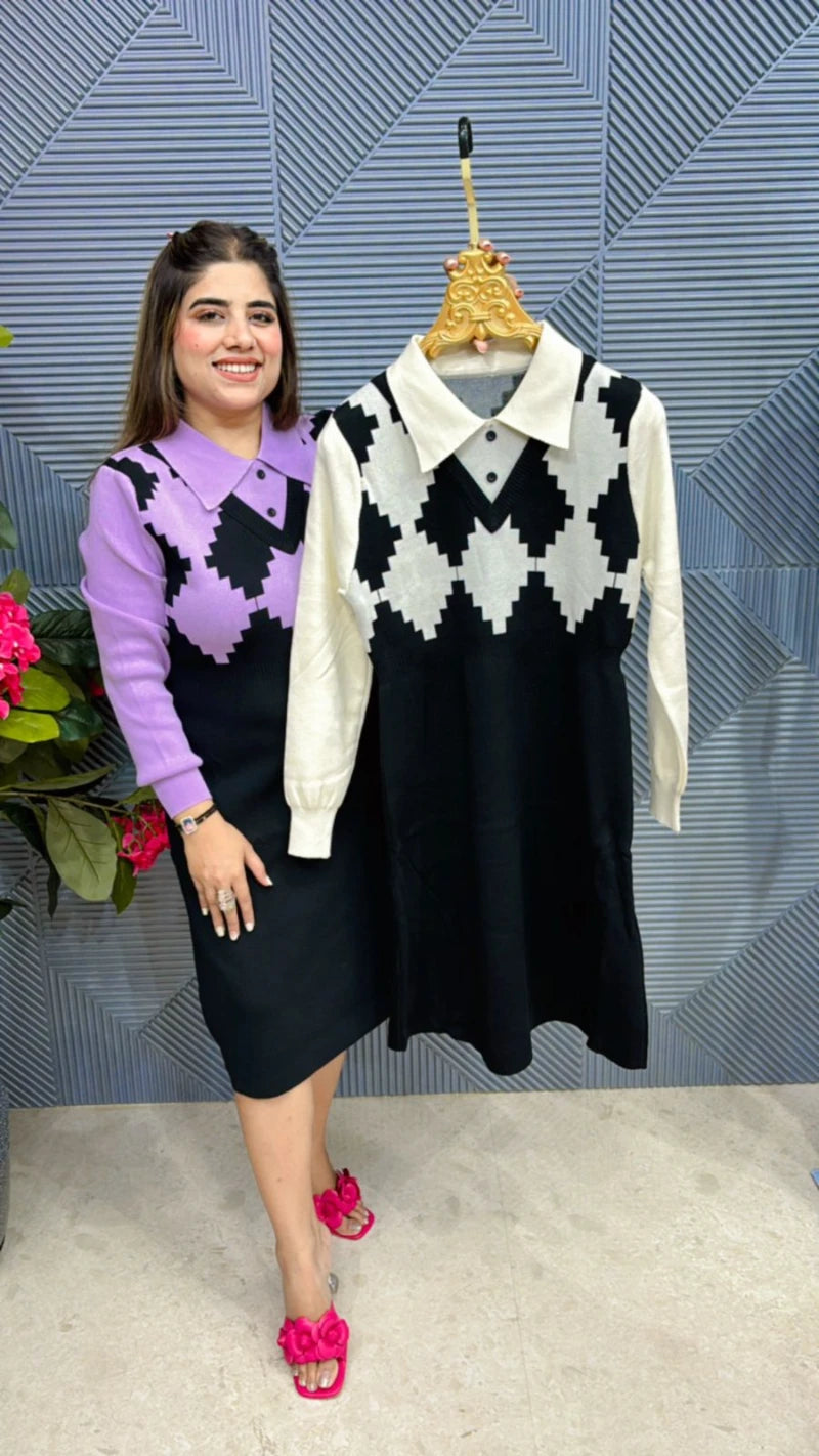 Beautiful Knitted Dress GGR557