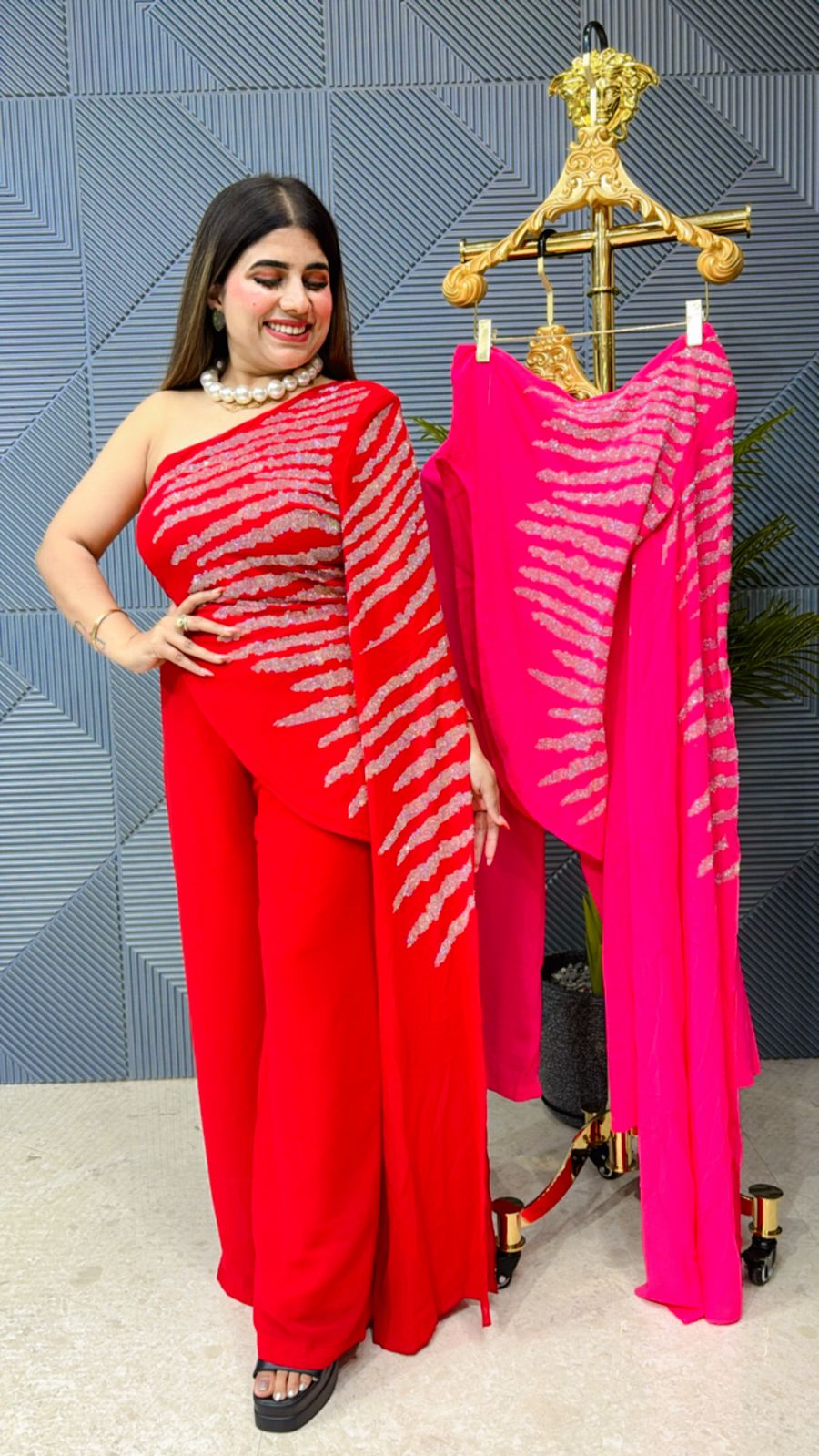 Beautiful One Shoulder Dress GGR1145