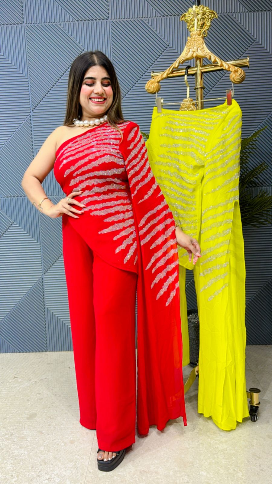 Beautiful One Shoulder Dress GGR1145
