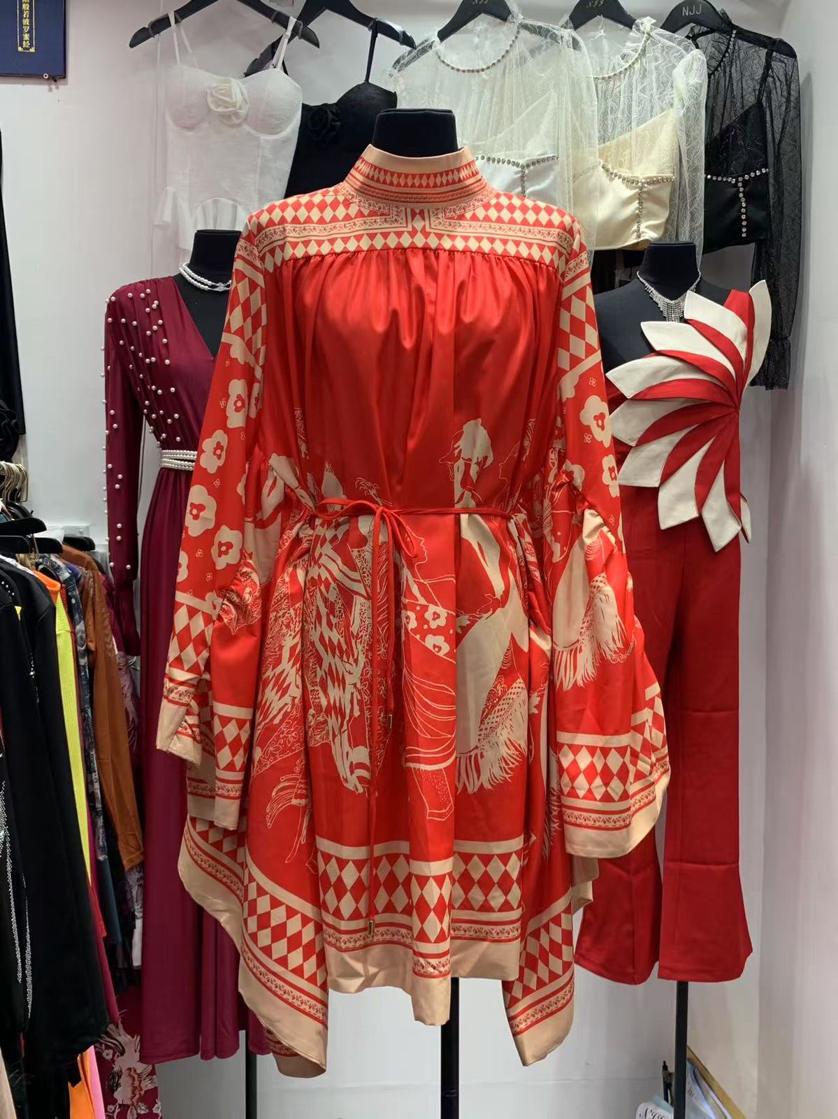 Beautiful Pattern Print Dress GGR1193
