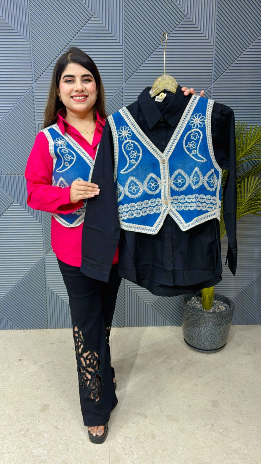 Beautiful Shirt With Jacket GGR1197