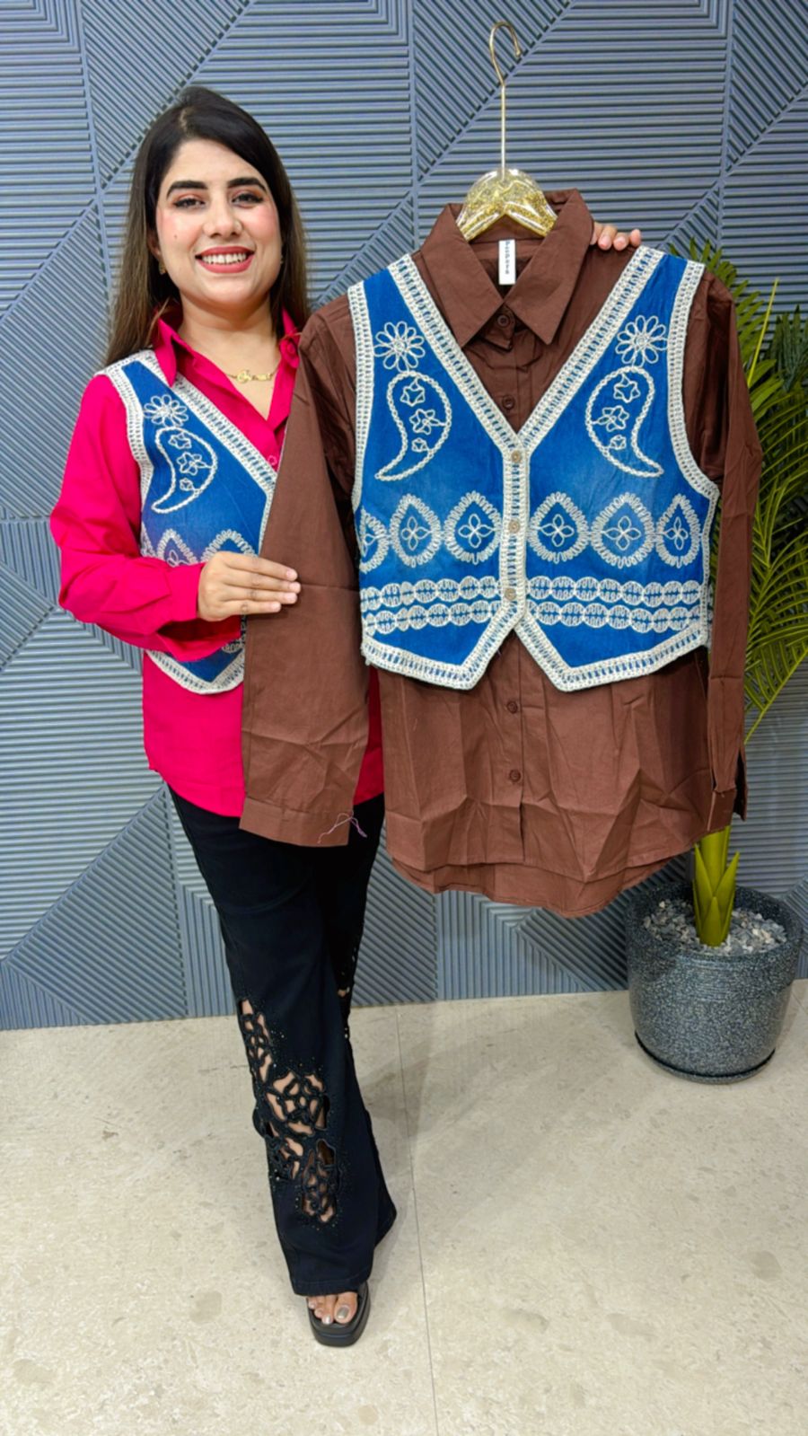 Beautiful Shirt With Jacket GGR1197
