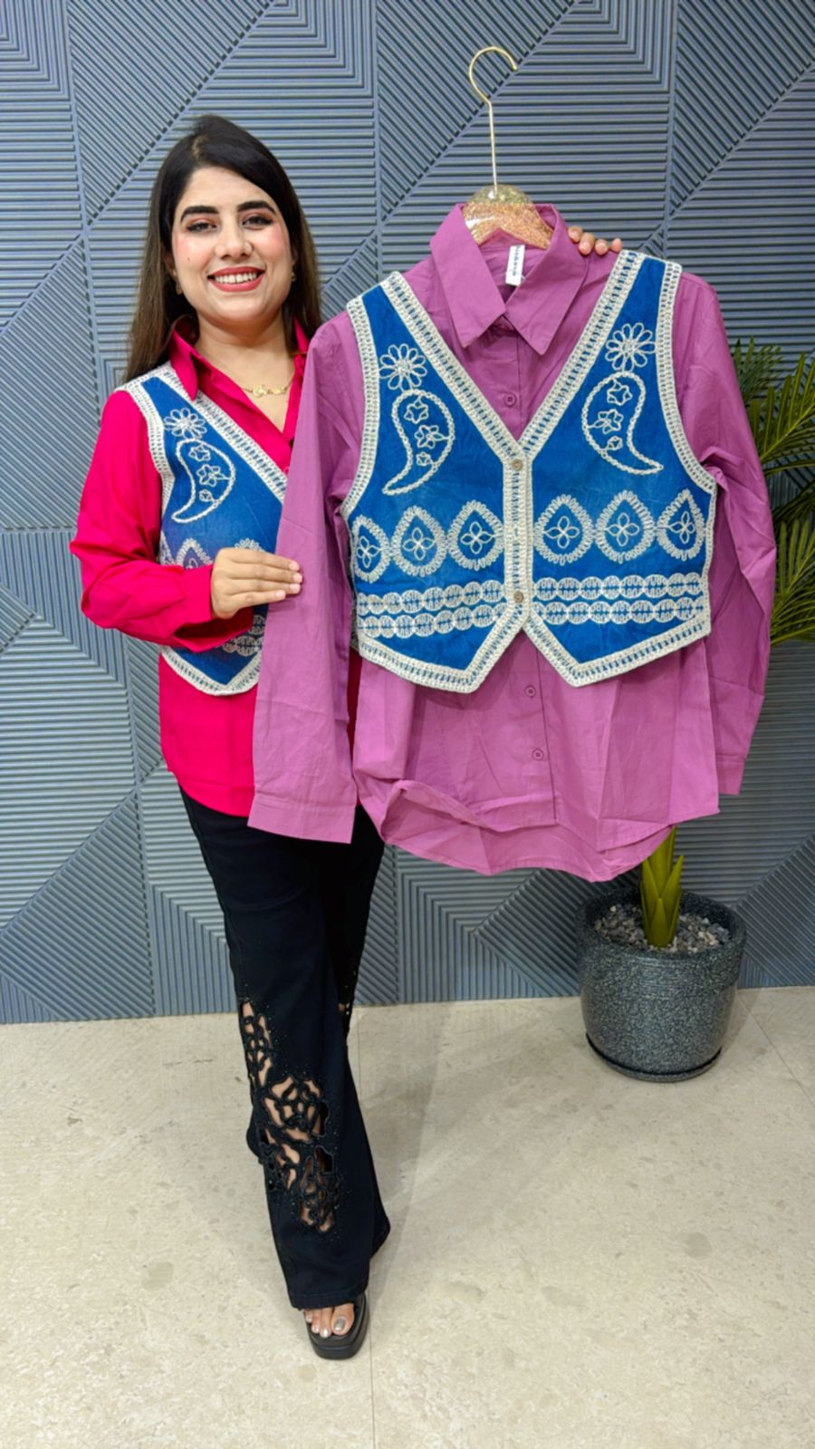 Beautiful Shirt With Jacket GGR1197