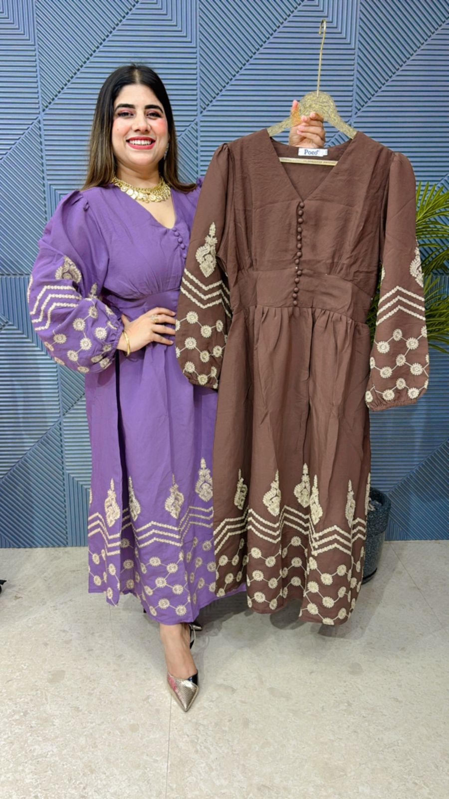 Beautiful Summer Dress With Embroidery GGR1204