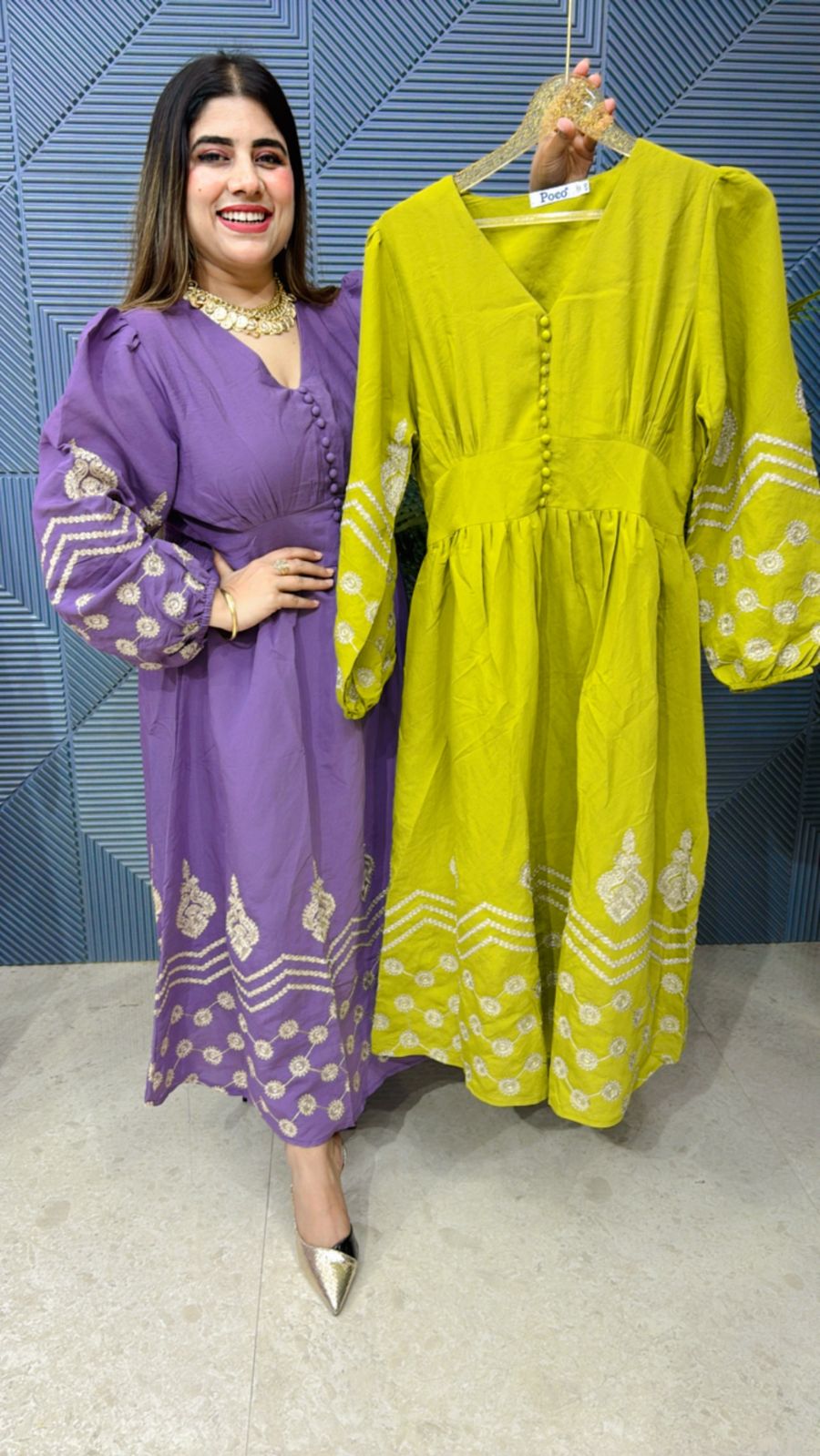 Beautiful Summer Dress With Embroidery GGR1204