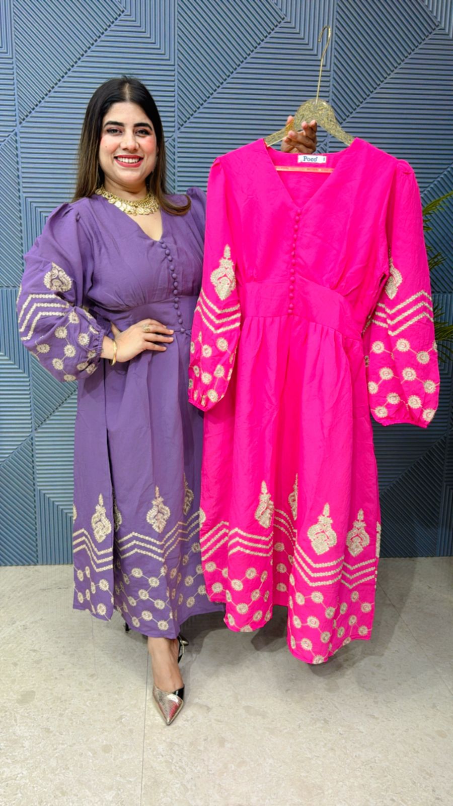 Beautiful Summer Dress With Embroidery GGR1204