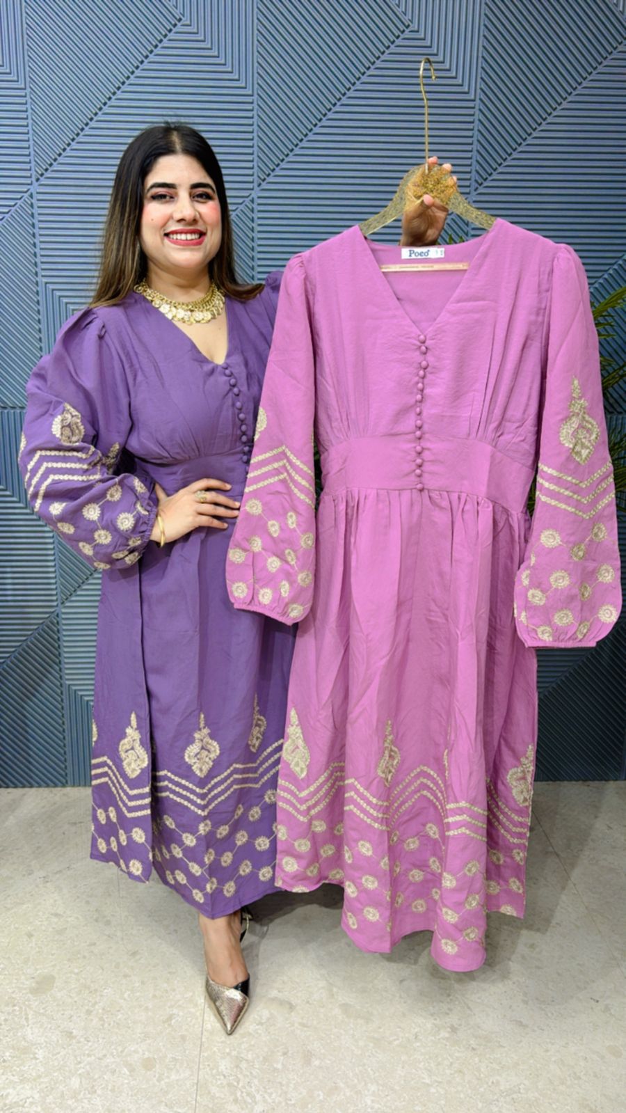 Beautiful Summer Dress With Embroidery GGR1204