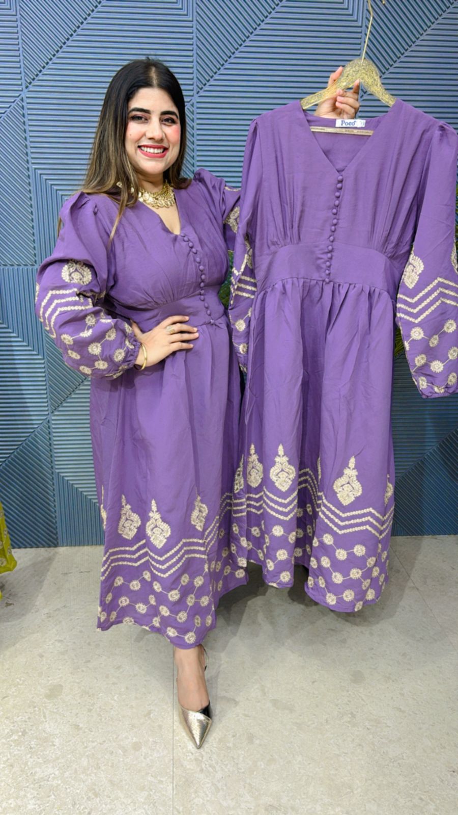 Beautiful Summer Dress With Embroidery GGR1204