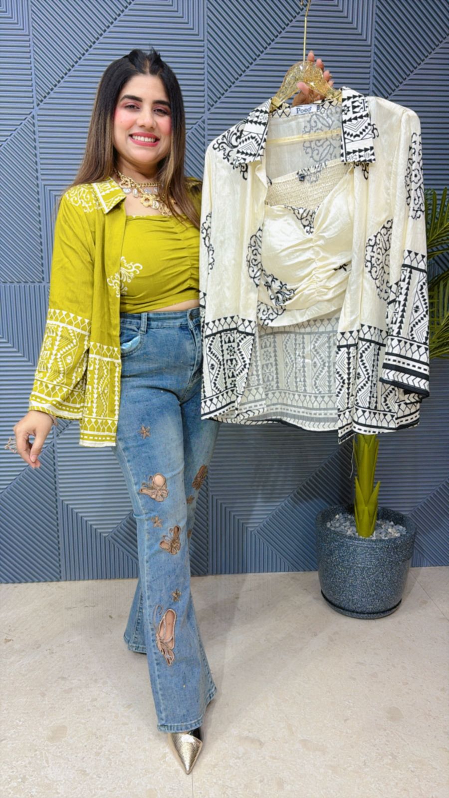 Beautiful Summer Top With Bustier GGR1303