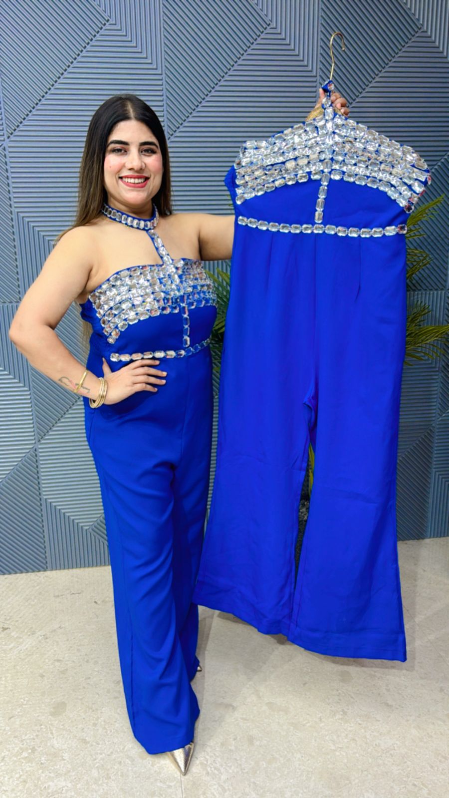 Beautiful T Neck Jumpsuit GGR1199