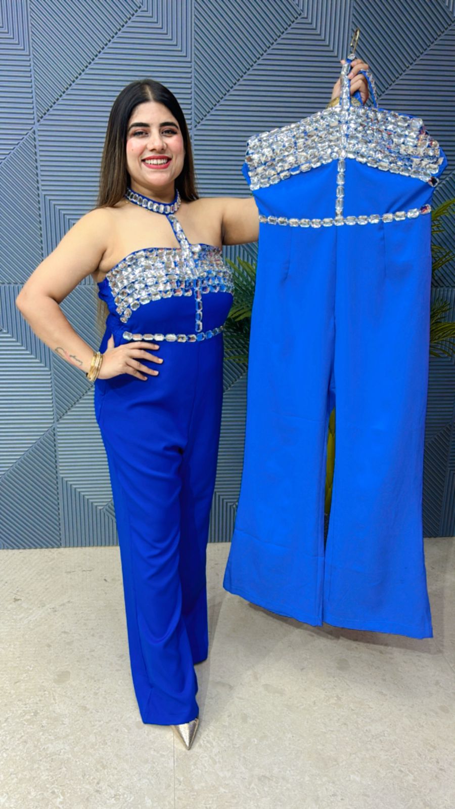Beautiful T Neck Jumpsuit GGR1199