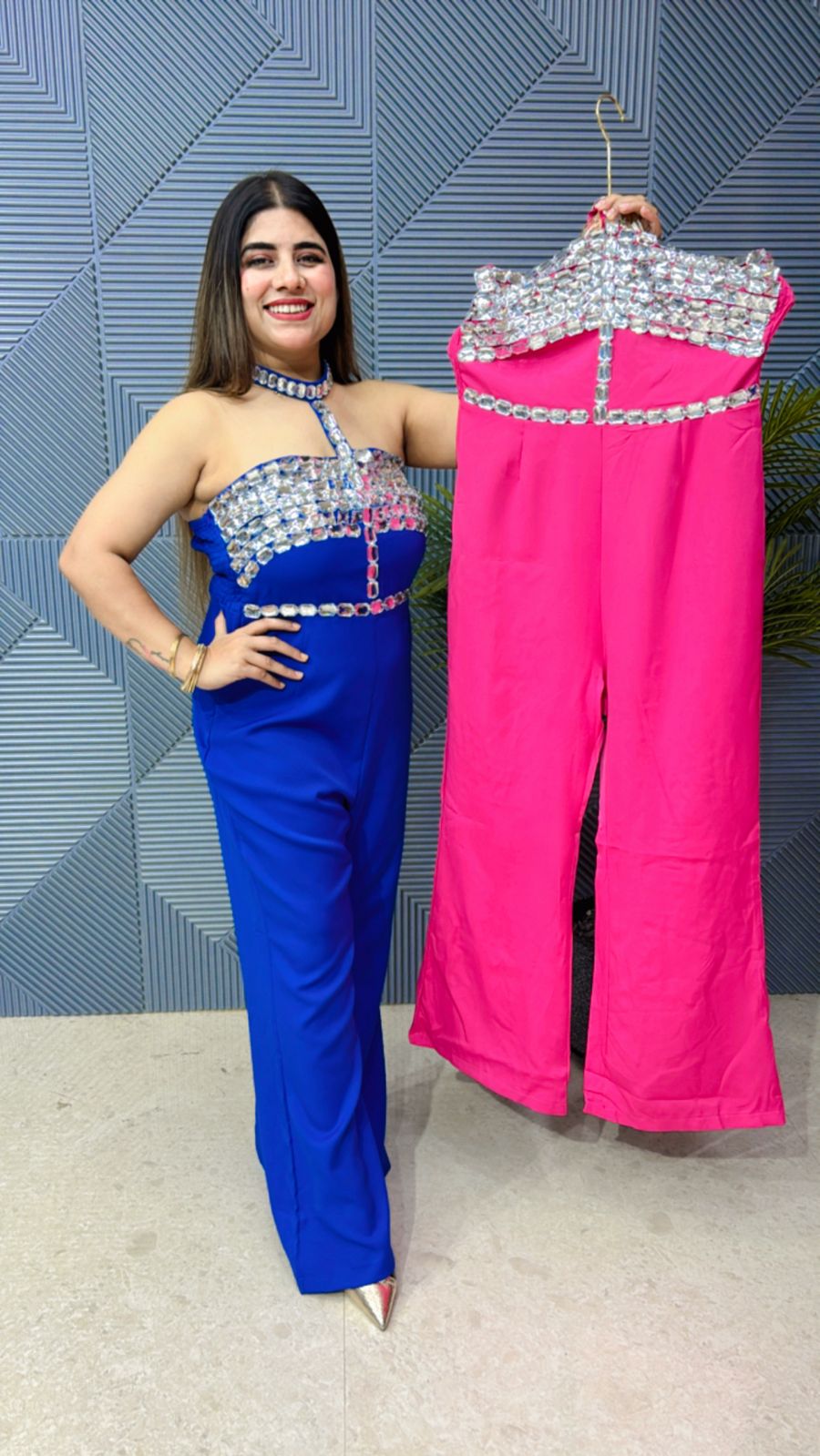 Beautiful T Neck Jumpsuit GGR1199