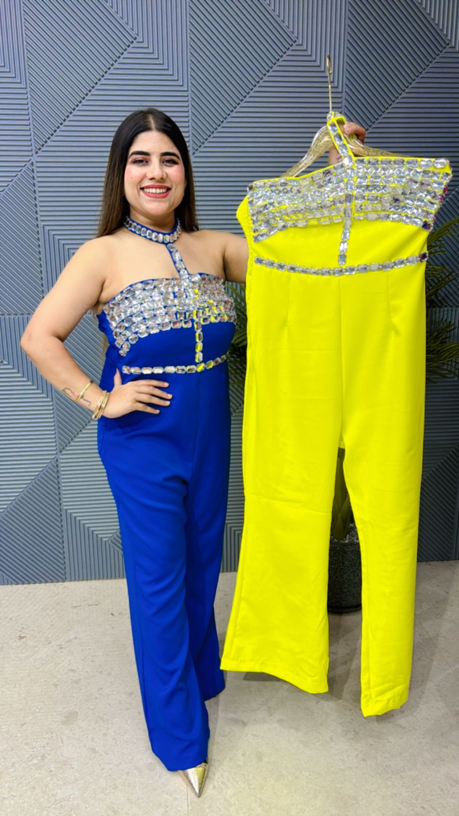 Beautiful T Neck Jumpsuit GGR1199