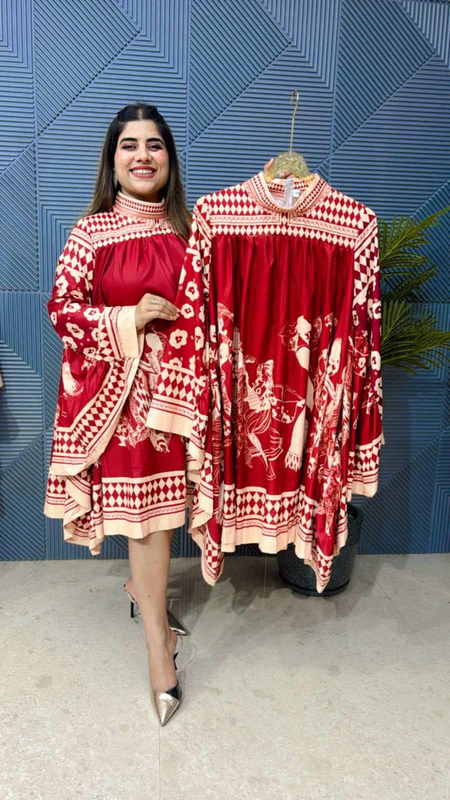 Beautiful Pattern Print Dress GGR1193