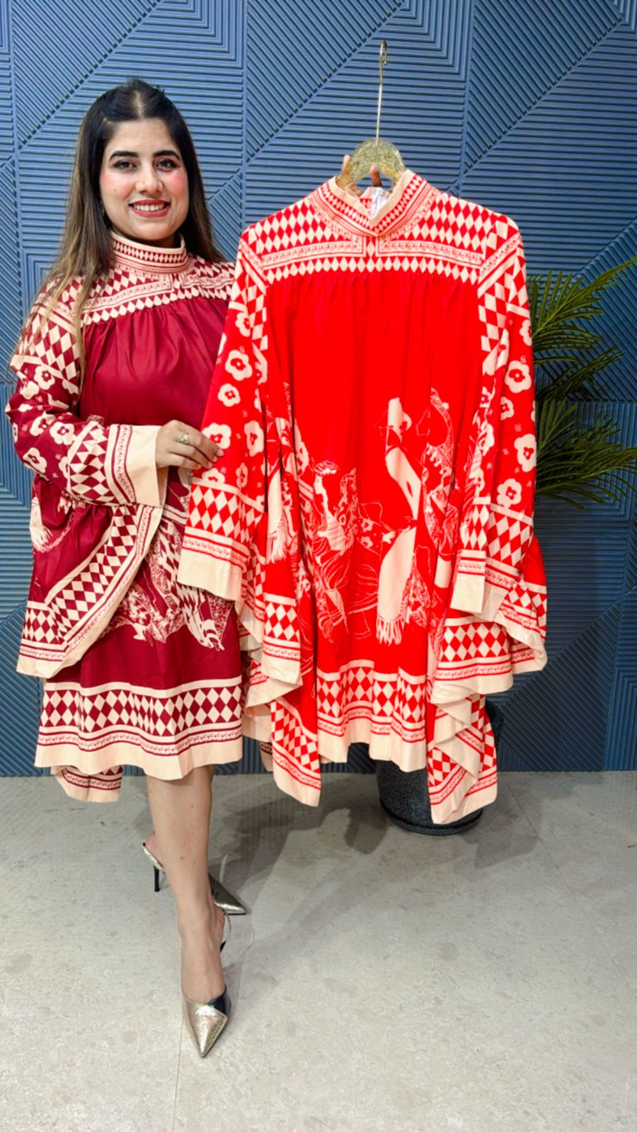 Beautiful Pattern Print Dress GGR1193