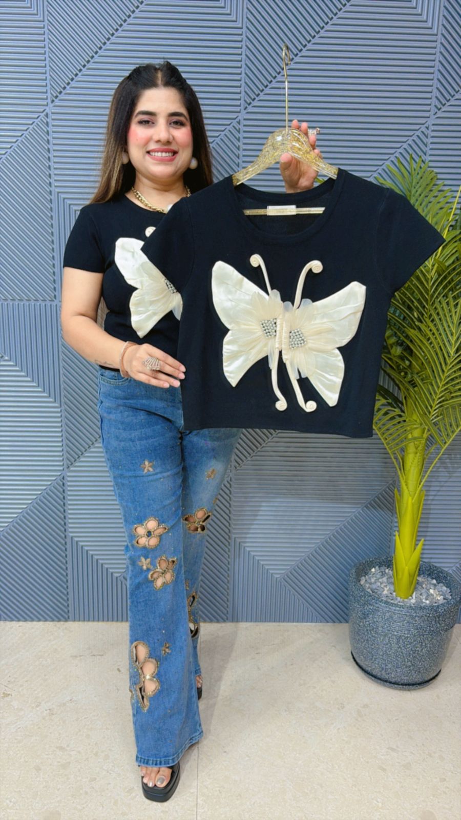 Butterfly Crop Top GGR1286