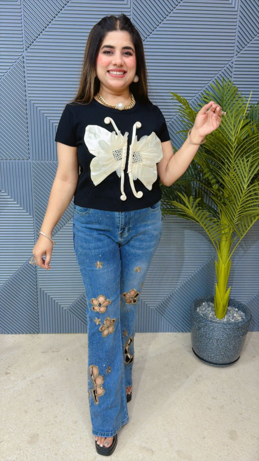 Butterfly Crop Top GGR1286