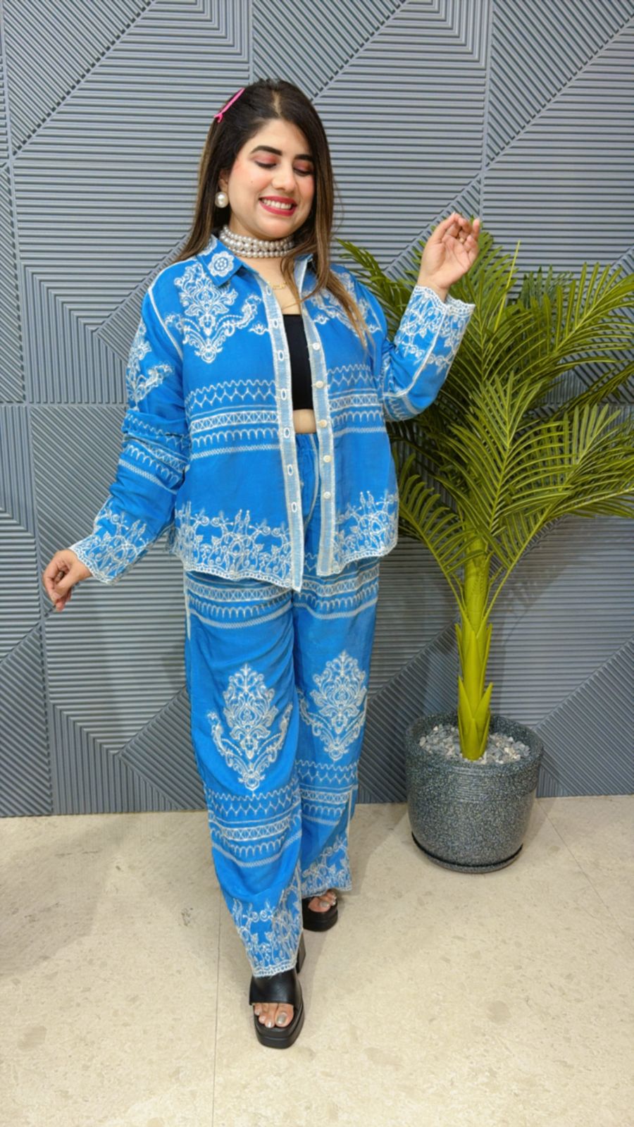 Cute Cotton Print Co-Ord Set GGR1329
