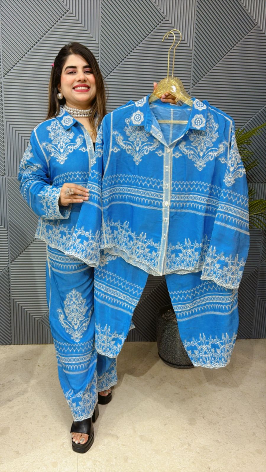 Cute Cotton Print Co-Ord Set GGR1329