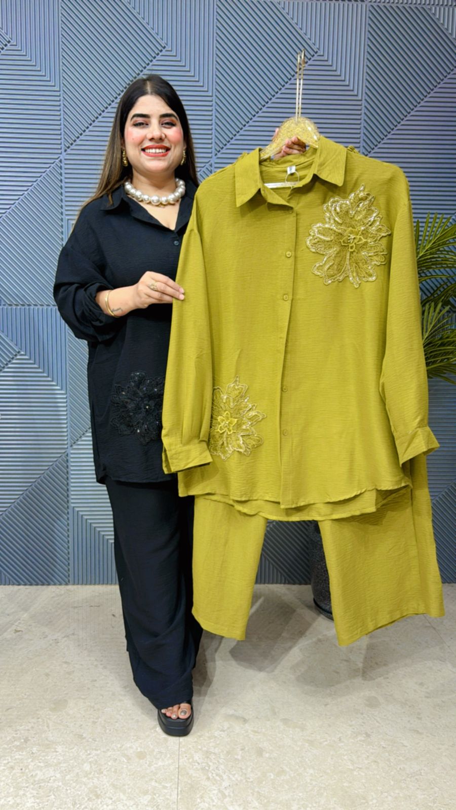 Flower Cotton Co-Ord Set GGR1225
