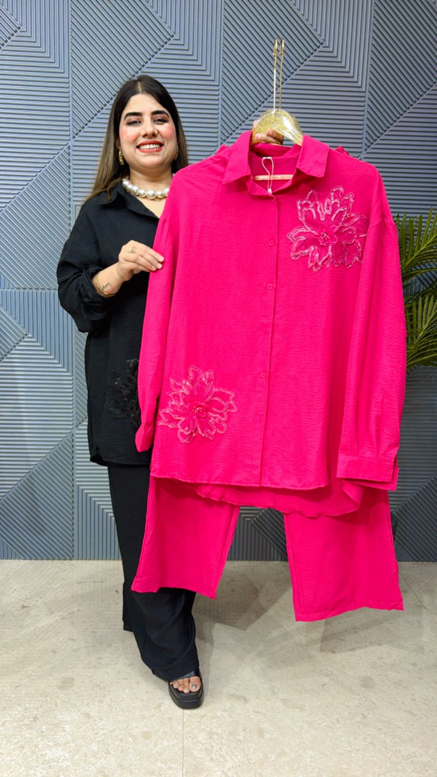 Flower Cotton Co-Ord Set GGR1225
