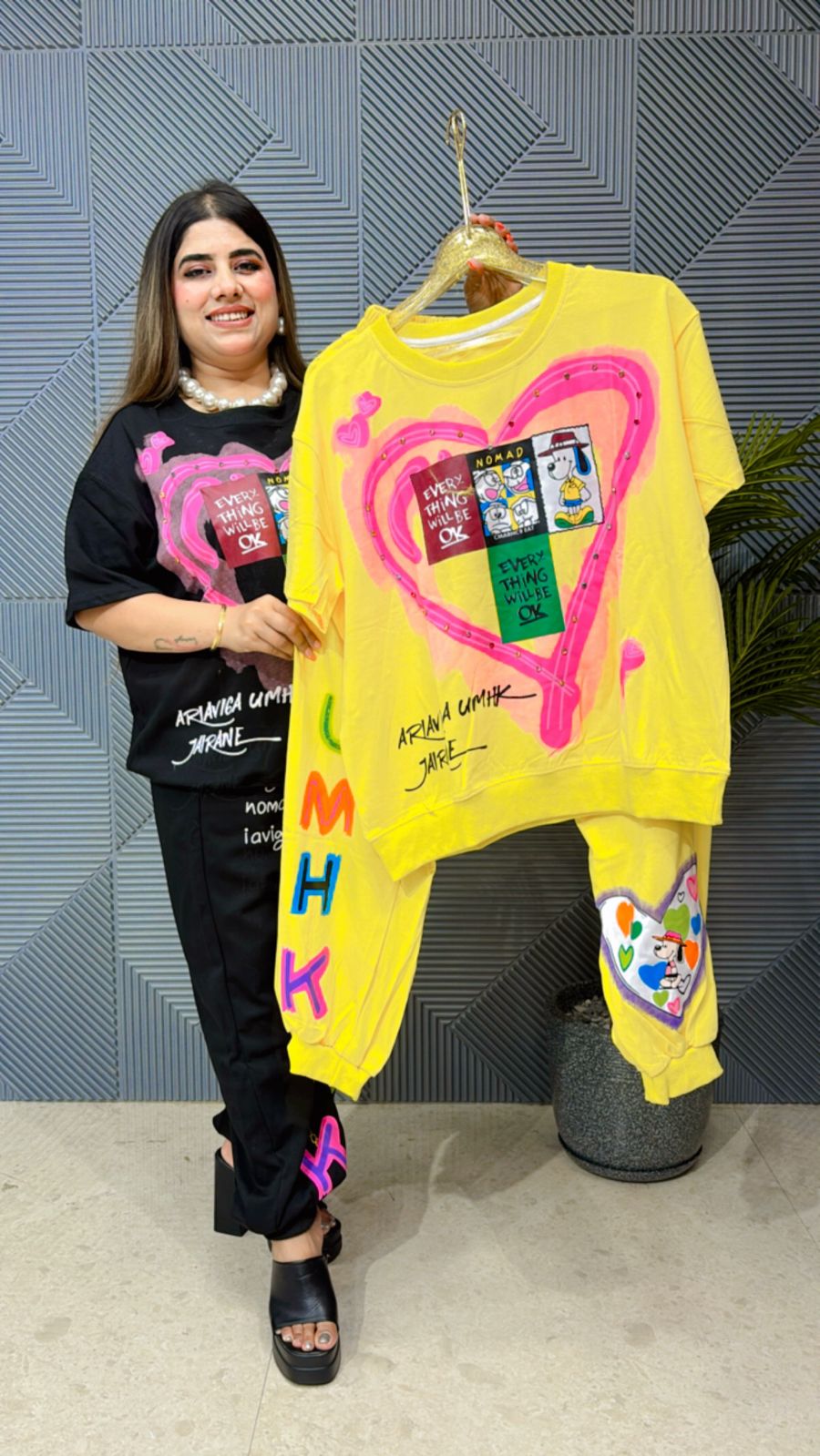 Funky Heart Designed Cordset GGR1166
