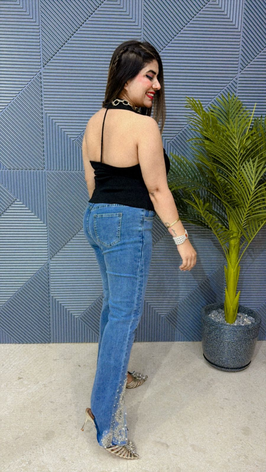 BACKLESS HEART TOP GGR1473