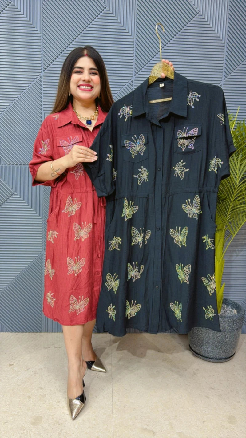 BEAUTIFUL BUTTERFLY DRESS GGR1535