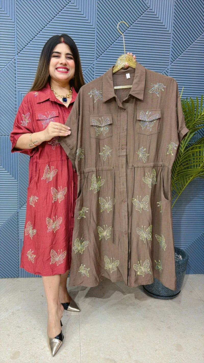 BEAUTIFUL BUTTERFLY DRESS GGR1535