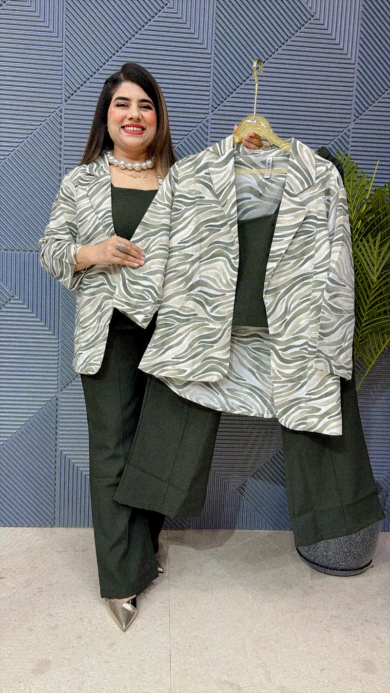 THREE PIECE BLAZER SET GGR1587