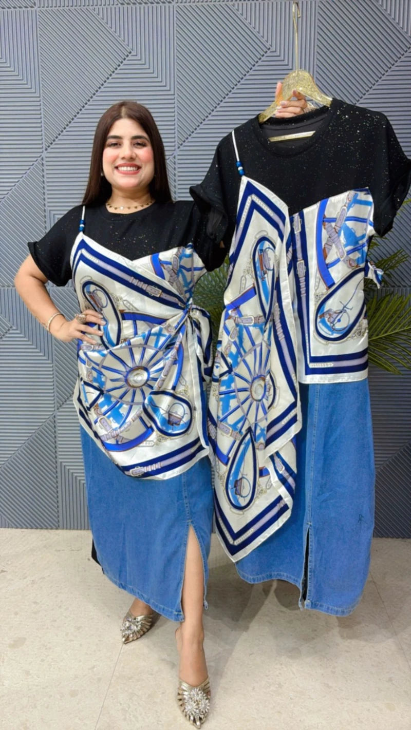 SUMMER DENIM DRESS GGR1707