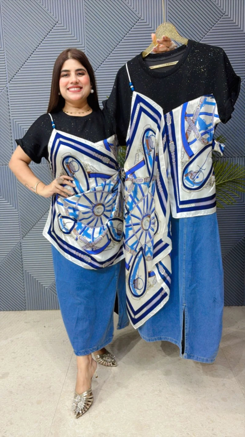 SUMMER DENIM DRESS GGR1707