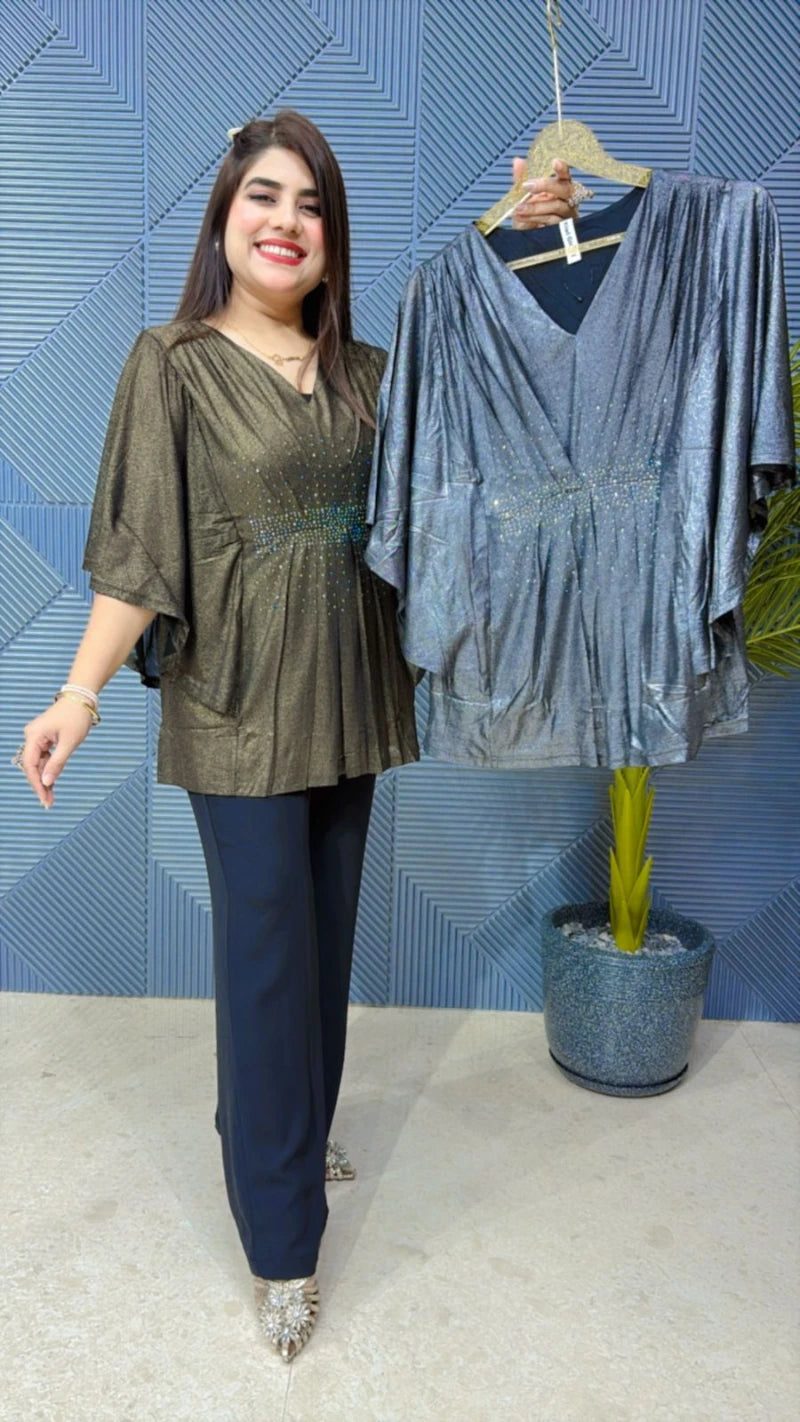 PARTYWEAR POWER NET TOP GGR1815