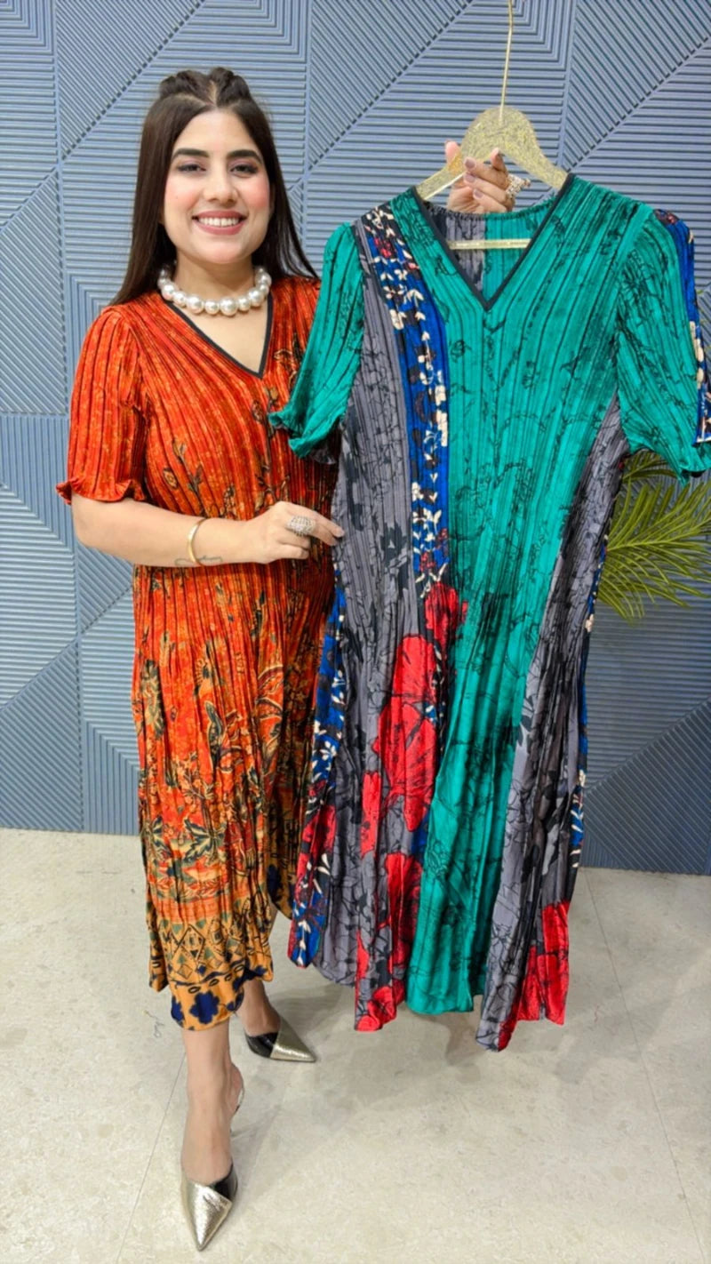 PREMIUM WRINKLE DRESS GGR1900