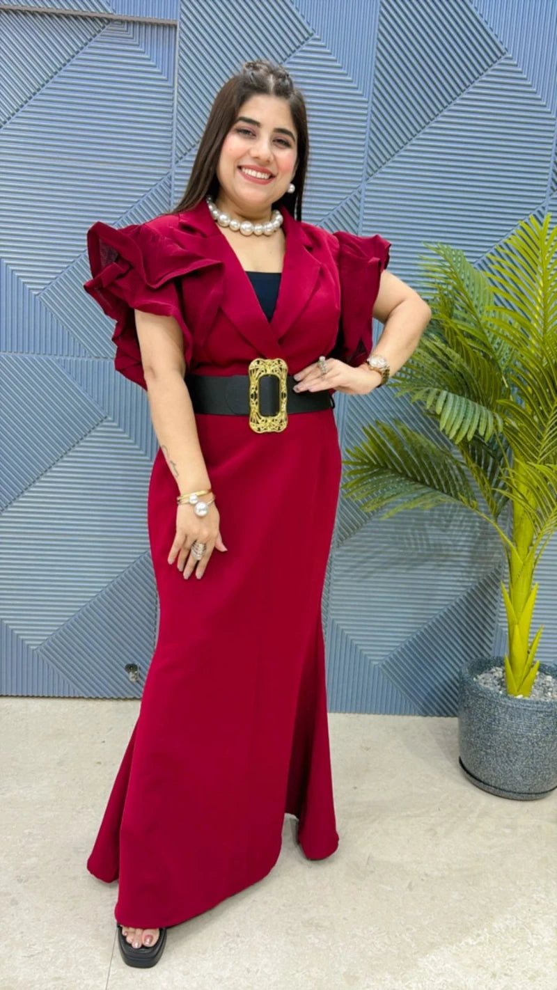 PREMIUM PARTY WEAR FISH CUT DRESS GGR1940