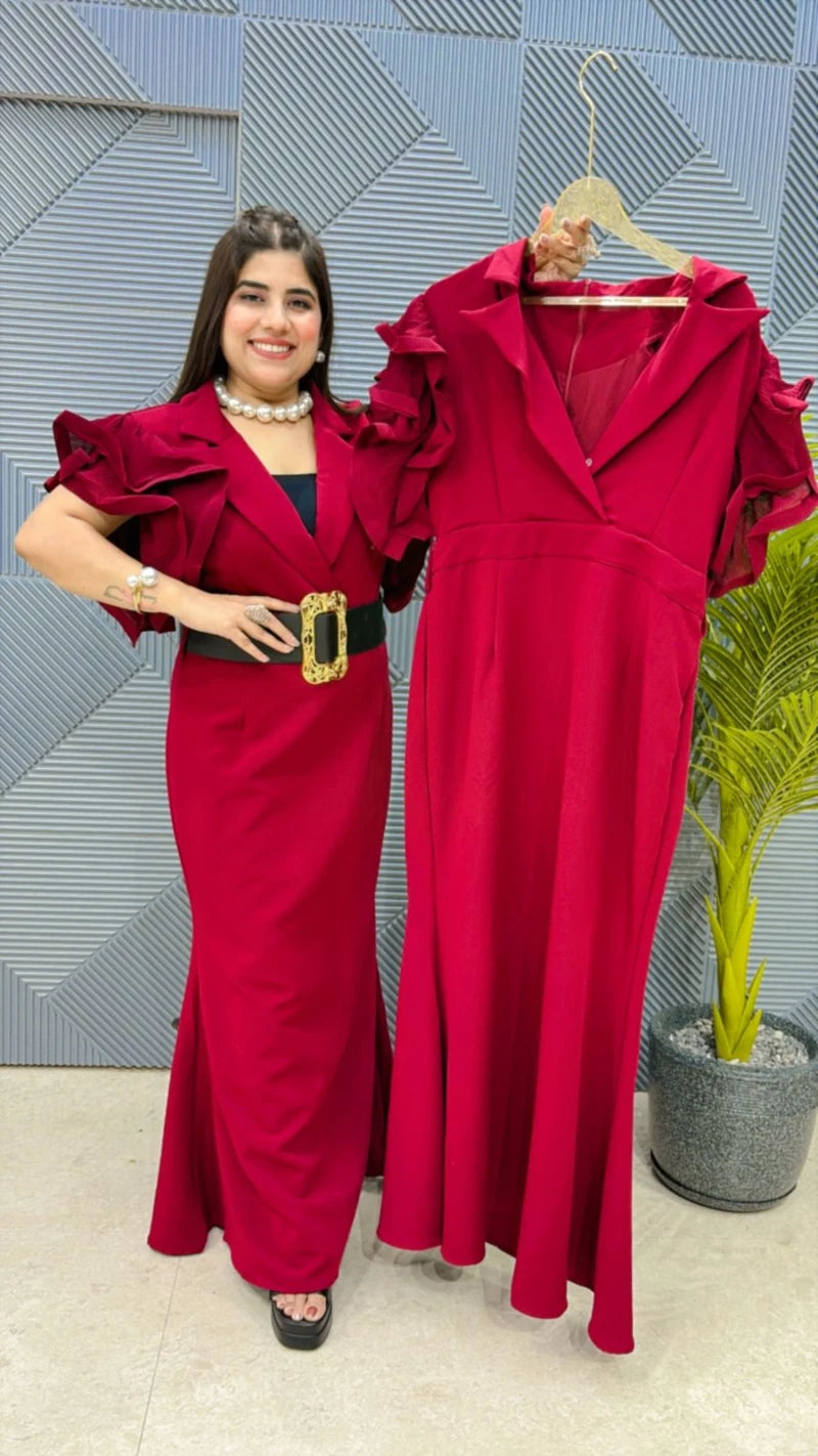 PREMIUM PARTY WEAR FISH CUT DRESS GGR1940