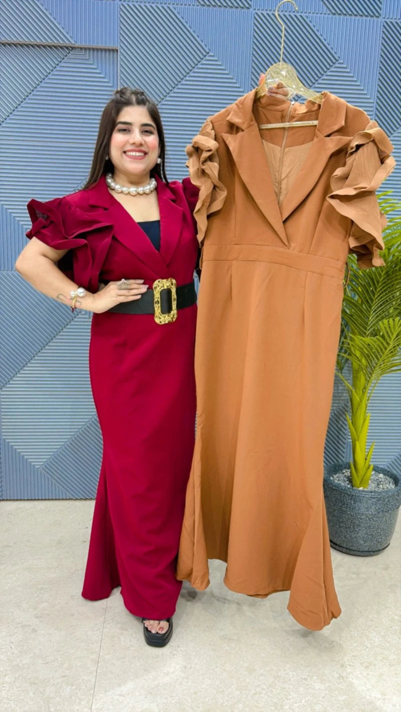 PREMIUM PARTY WEAR FISH CUT DRESS GGR1940