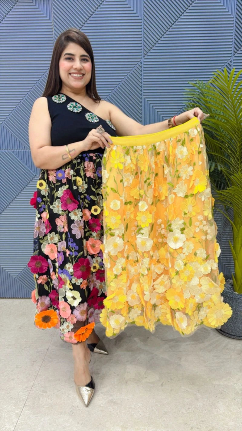 PREMIUM 3D FLOWER SKIRT GGR2046