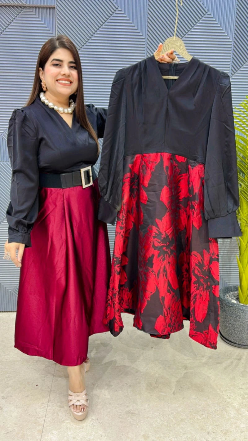 PREMIUM DRESS WITH BELT GGR3070