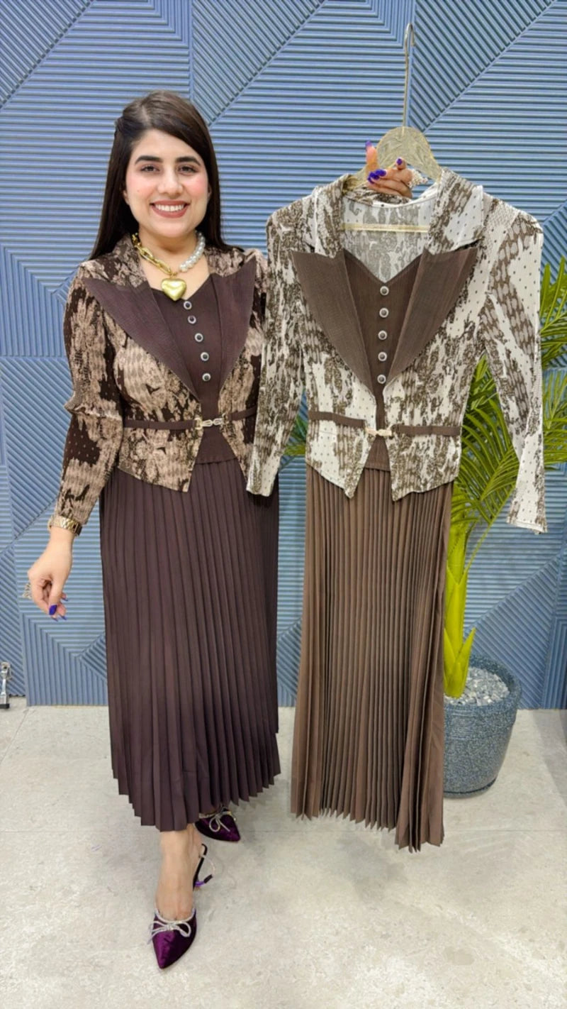 PREMIUM WRINKLE DRESS GGR3166
