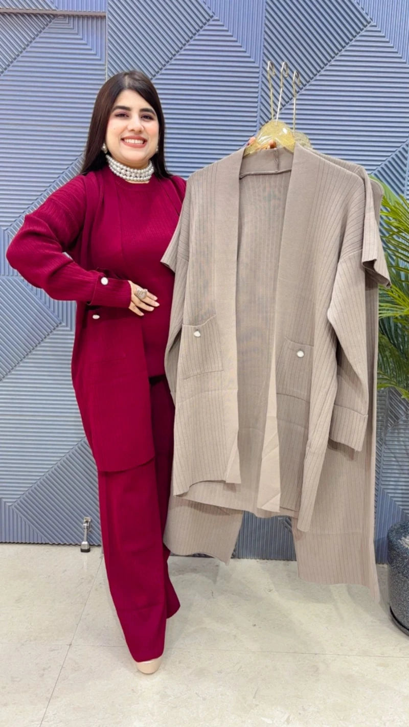 PREMIUM WINTERWEAR 3 PCS CORDSET GGR3384