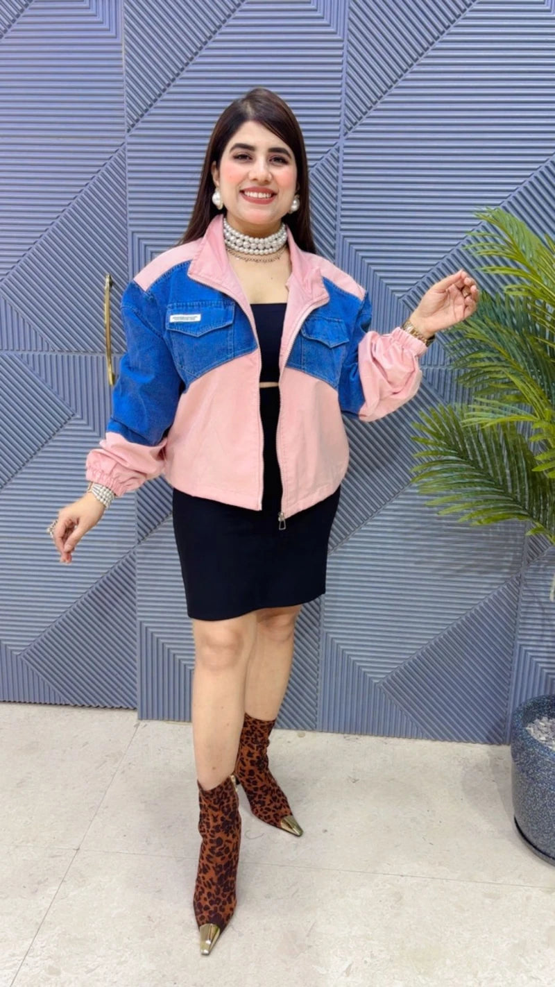 PREMIUM WINTERWEAR DENIM JECKET GGR3418