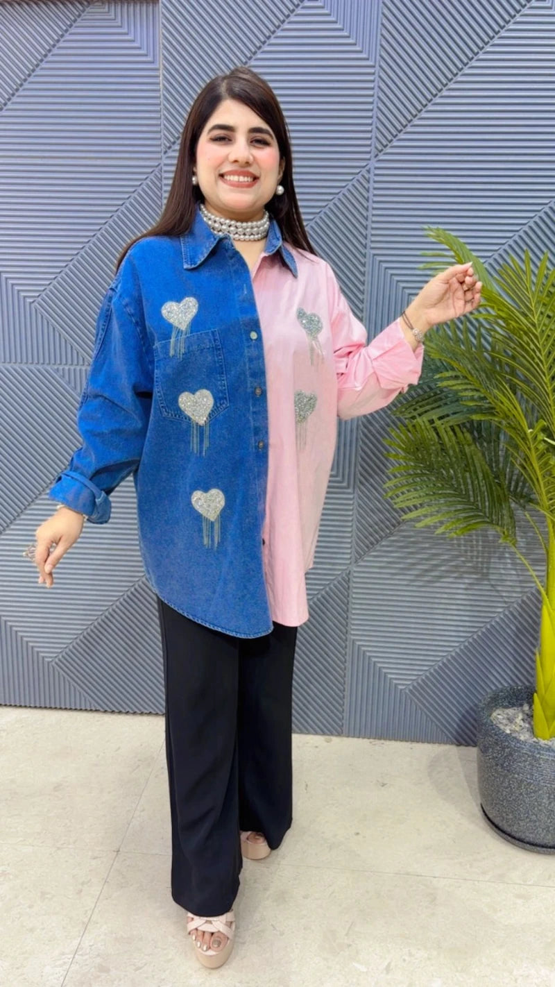 PREMIUM DENIM COTTEN SHIRT GGR3436