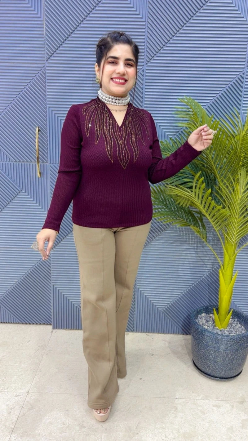 BEAUTIFUL PARTYWEAR TOP GGR3489